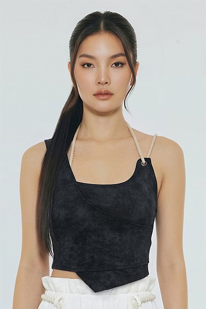 ROGUE TIDE ASYM ROPE STRAP TOP