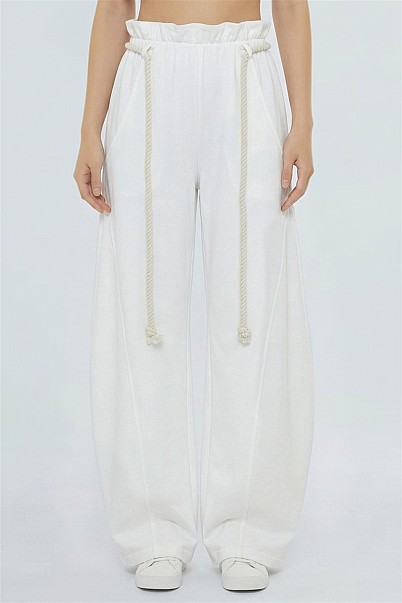 DRIFTLINE ROPE WAIST WIDE-LEG PANTS