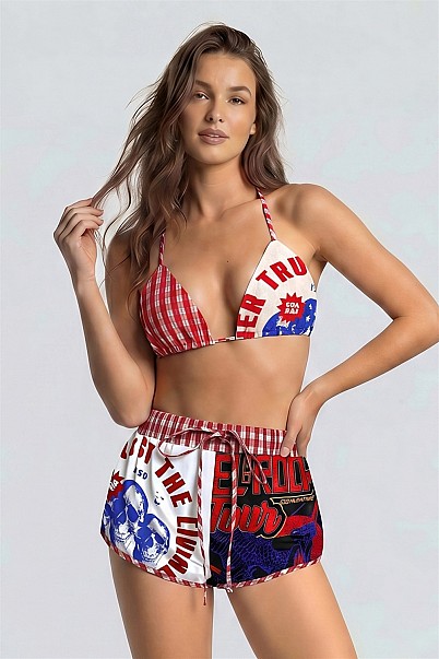 REBEL RODEO BIKINI SHORT SET